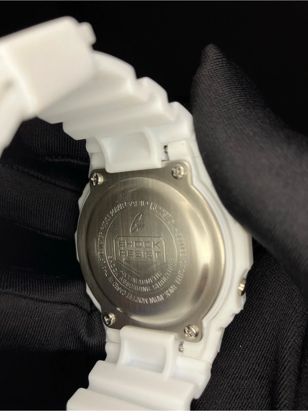 Custom G Shock All white Dw5600 Colorway